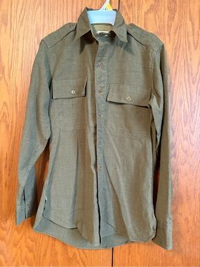 Vintage WWII Cold War US Army Officer Wool Field Shirt Bush Custom Tailored